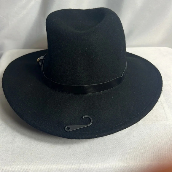 NWT Forever 21 Hat Fedora Felt Size M/L Black - Picture 7 of 8